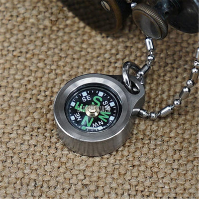 Survival Gears Depot Compass Portable titanium alloy/Brass Pocket Golden Compass